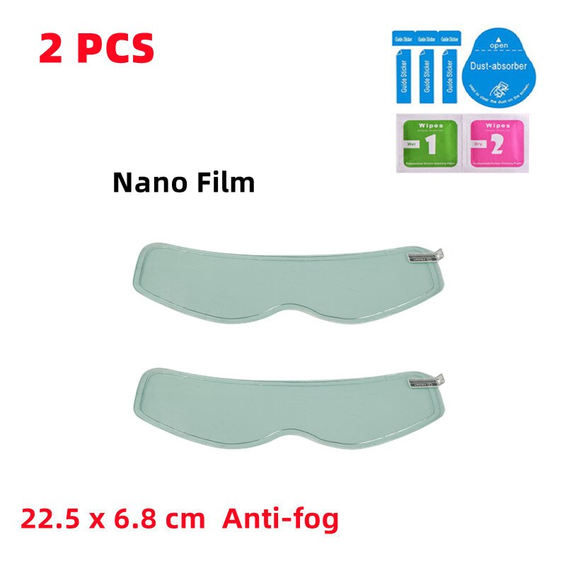 Película antiembaçante para capacete, pinlock universal.