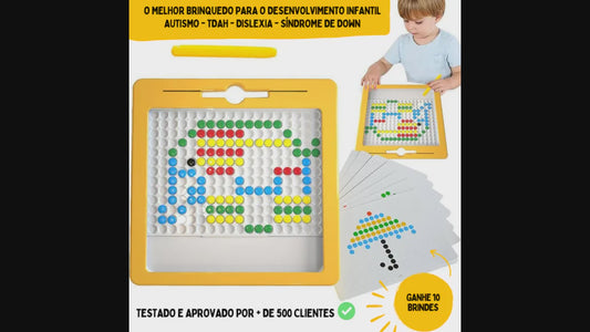 Prancheta Magnética de Desenhos Didático e Criativo