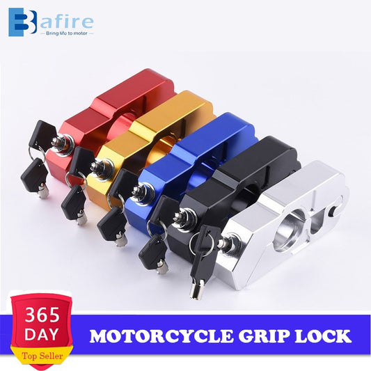 Trava de Moto Guidão Punho e Freio Segurança Grip Lock