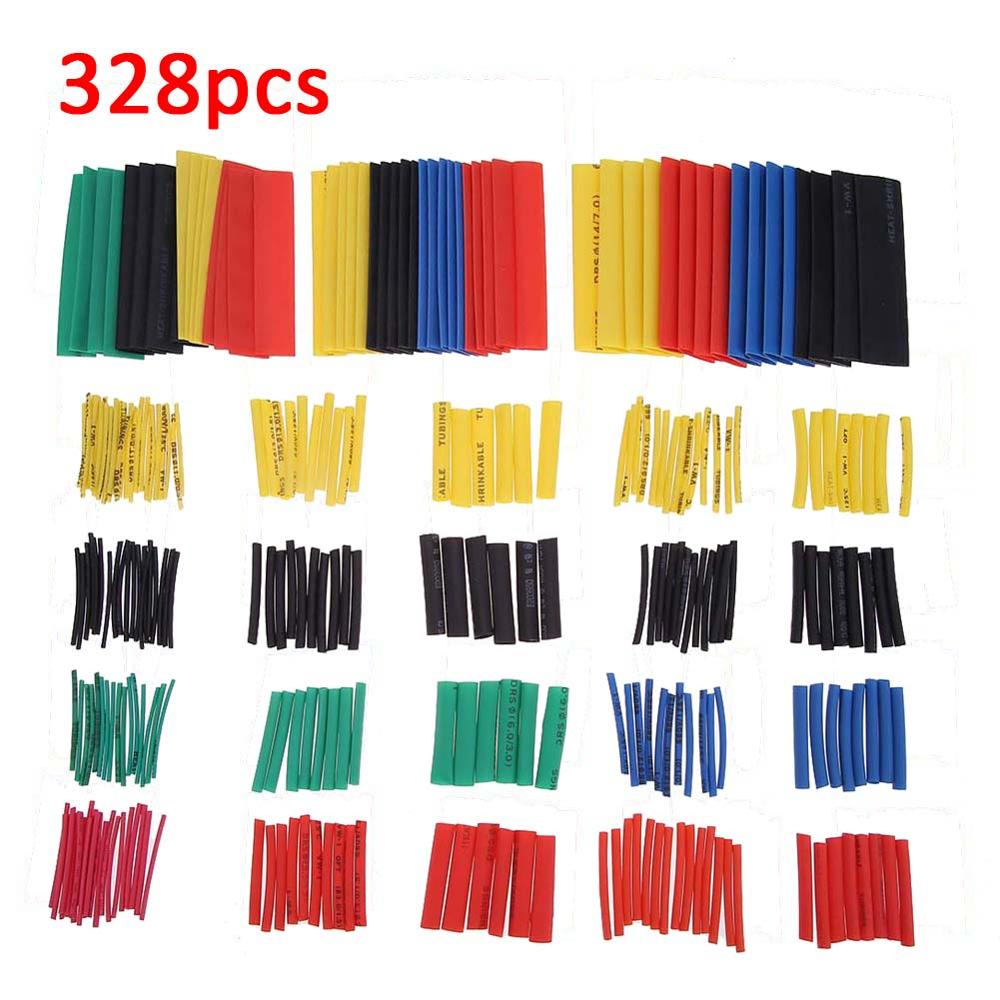 Kit de Tubos Termo Retráteis Tamanhos Variados Eletrônica Poli  Olefina 530 Unid.