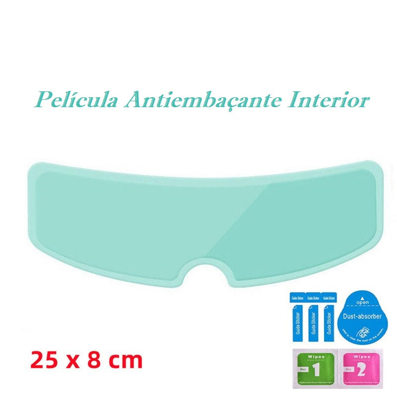 Película antiembaçante para capacete, pinlock universal.