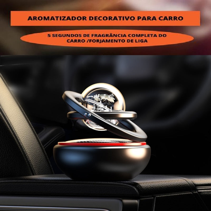 Aromatizador Rotativa Ambientador de Ar do Carro Acessório Decorativo