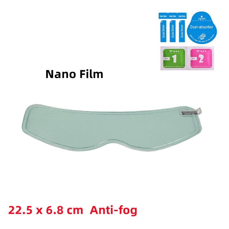 Película antiembaçante para capacete, pinlock universal.